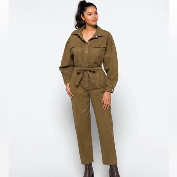 Good American Pants - GOOD AMERICAN Good Cinched Jumpsuit 2/Medium